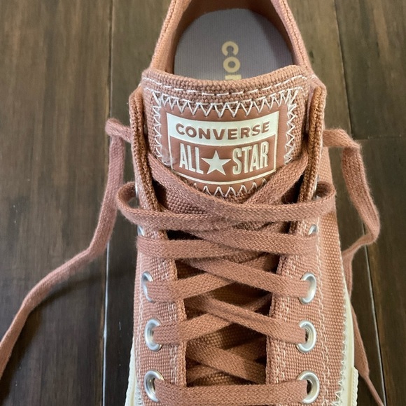 Converse Mauve Chuck Taylor All Star Lift Platform Stitching Sneakers Size 5 - Picture 6 of 8